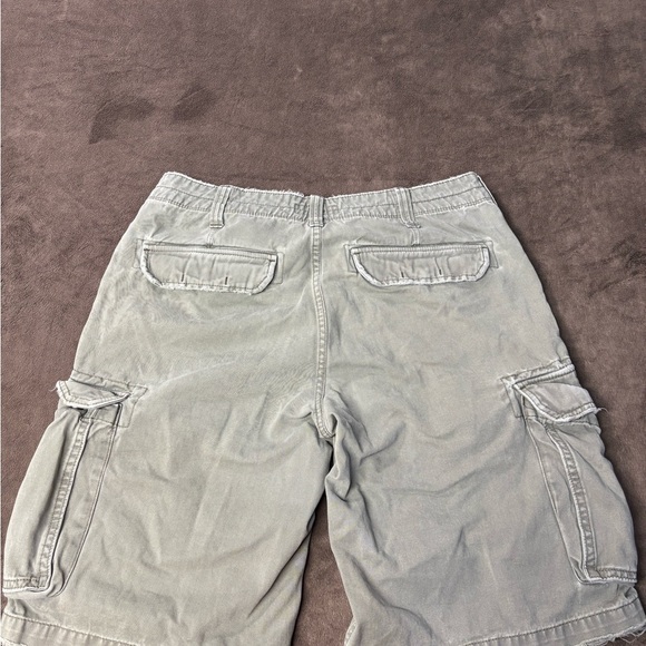 Rare Vintage POLO JEANS COMPANY Military Surplus Cargo Denim Shorts 2000s SZ 32 - Picture 6 of 6